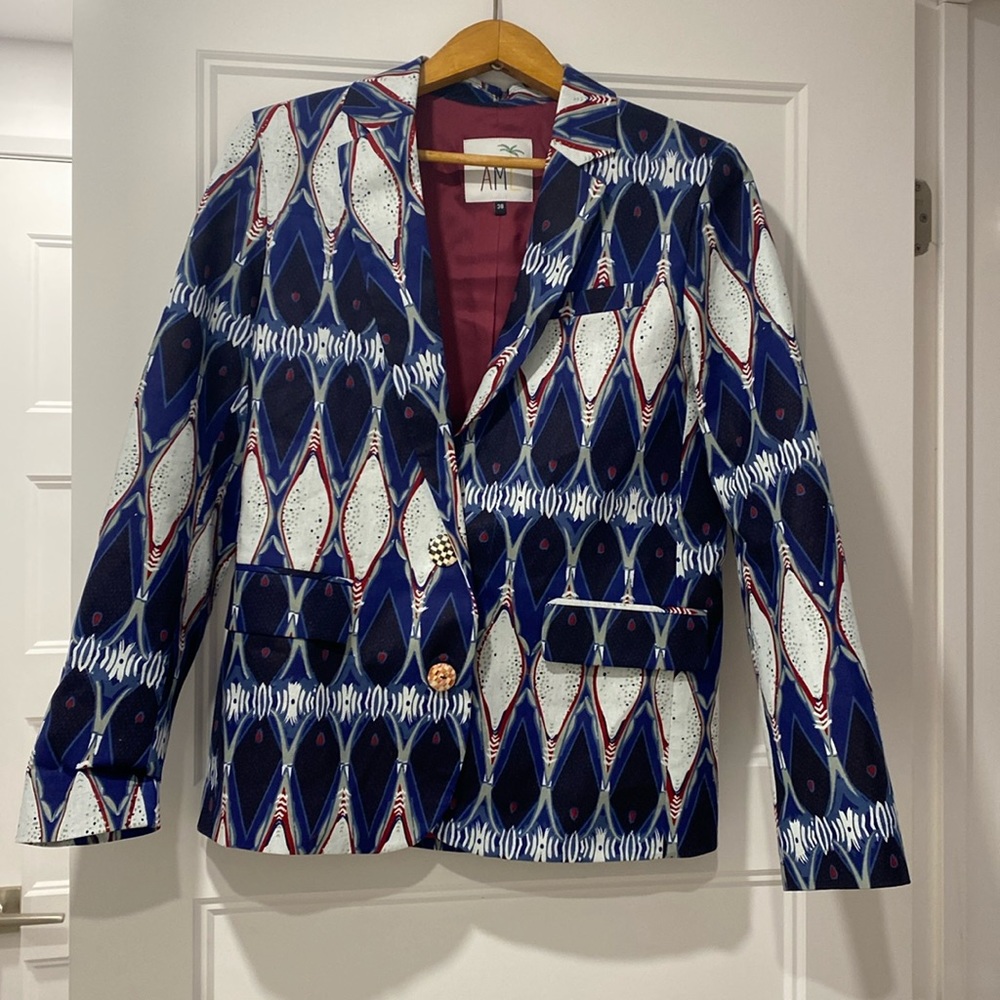 AML Paris wax blazer 38